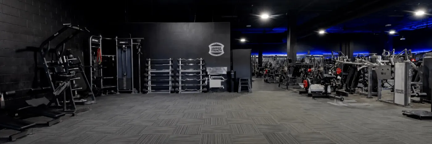 Hammer Strength equipment area at MVMNT